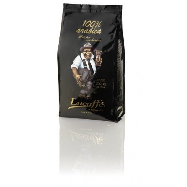 Кафе на зърна Lucaffe Mr. Exclusive 100% Arabica, 700 гр