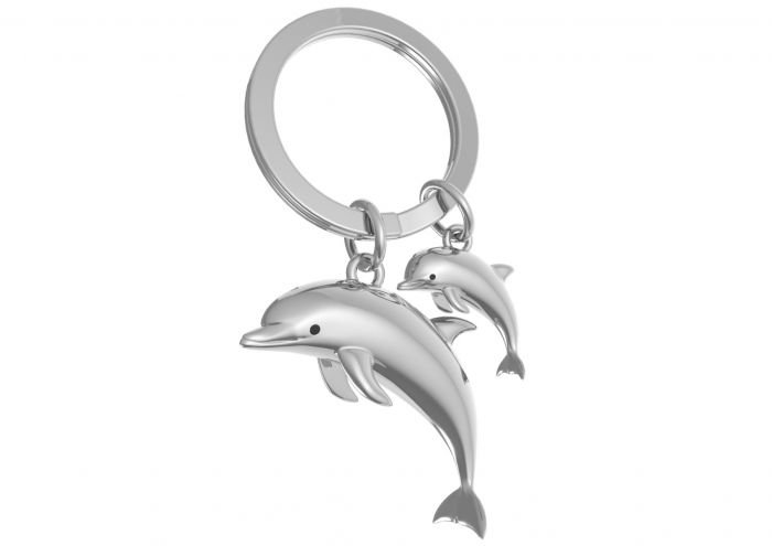 Ключодържател Troika Metalmorphose Dolphin Family