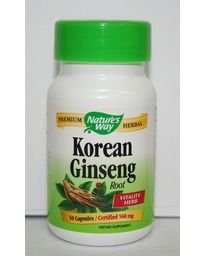 Женшен корейски (корен) Nature's Way 560 мг