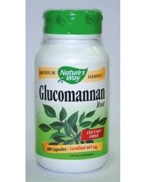 Глюкоманан / Картофена палма (корен) Nature's Way 665 мг