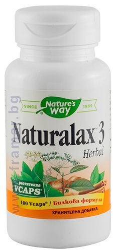Натуралакс 3 Herbal Nature's Way 410 мг