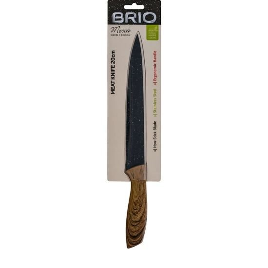 Нож за месо Brio Mocca Marble, 20 см