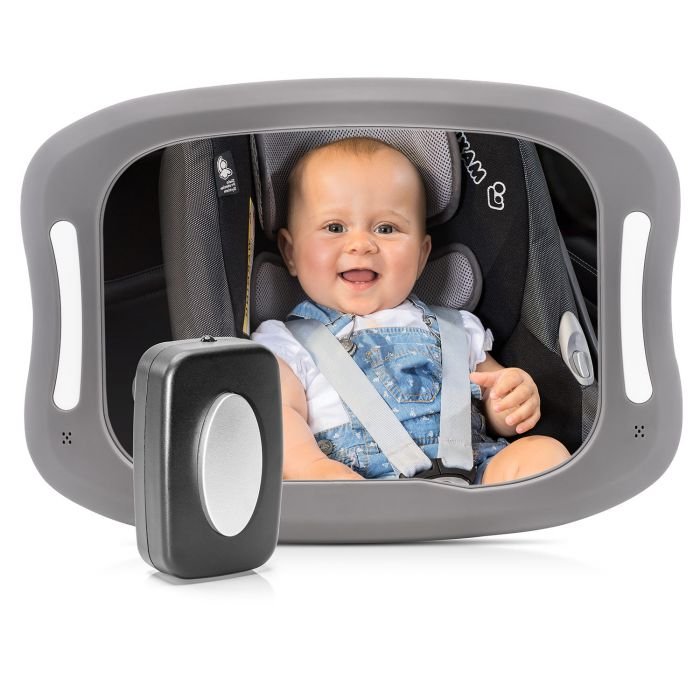 Огледало за наблюдение в автомобил Reer BabyView LED
