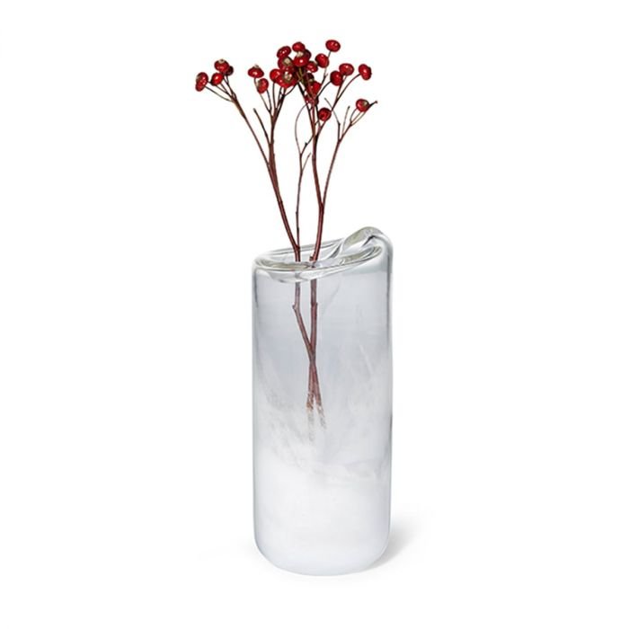 Стъклена ваза Philippi Snow - размер L