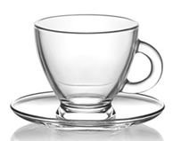 Комплект чаши за кафе с чинийка LAV Roma S5, 6 броя