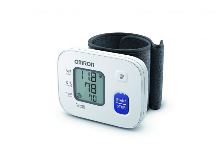 Апарат за измерване на кръвно налягане Omron Healthcare RS2, за китка