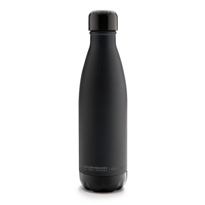 Двустенна термо бутилка с вакуумна изолация Asobu Central Park 500 мл - черна