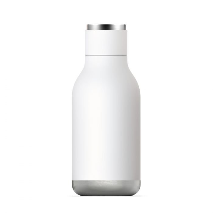 Двустенна термо бутилка с вакуумна изолация Asobu Urban 460 мл - цвят бял