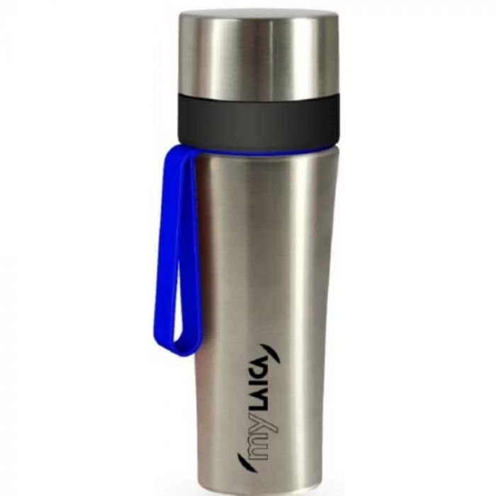 Спортна бутилка за филтриране на вода Inox MyLaica, синя