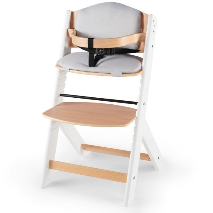 Столче за хранене KinderKraft ENOCK с възглавница, бяло
