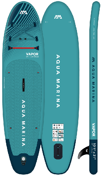 Надуваем падъл борд SUP Aqua Marina VAPOR, модел 2023/ 24