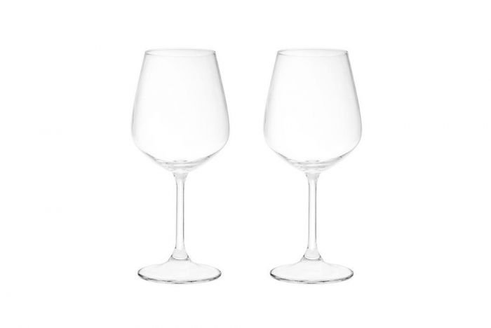 Комплект от 2 броя чаши за вино Maku Titanium Crystal - 350 мл
