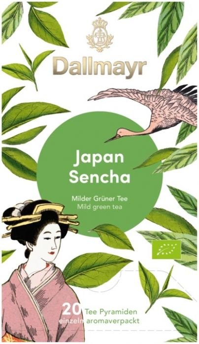 Био зелен чай Dallmayr японска sencha 20 пакетчета