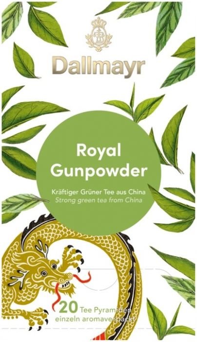 Зелен чай Dallmayr Gunpowder 20 пакетчета
