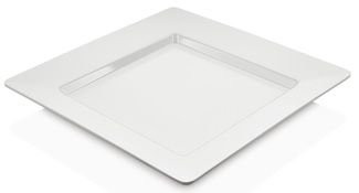 Меламиново плато за презентация GM 537, 40х40х4.4 см - бяло