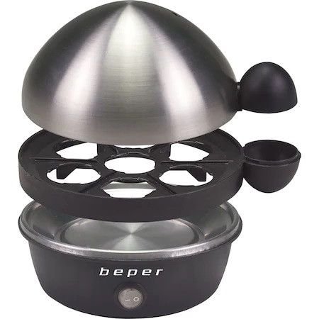 Уред за варене на яйца Beper BC.125 - черен/инокс