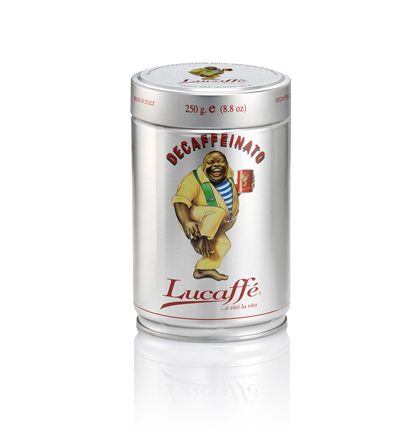 Кафе на зърна Lucaffe Decaffeinato - 250 г метална кутия