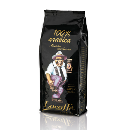 Кафе на зърна Lucaffe Exclusive 100 % Арабика - 1 кг