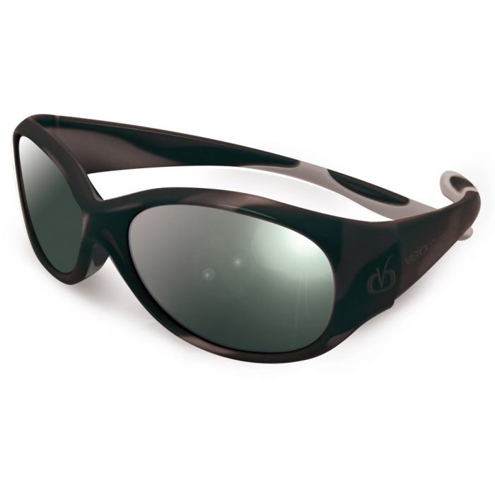 Слънчеви очила Visioptica Kids Reverso Vista 4-8 години, черно-сиви