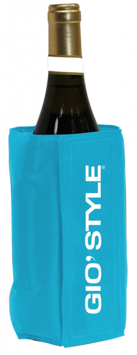 Охладител за бутилки Gio Style Fun Colors с велкро, 34 см, син