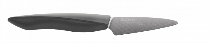 Керамичен нож за белене Kyocera Shin, черно острие/ черна дръжка