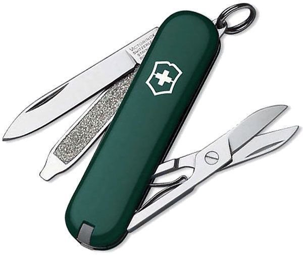 Швейцарски джобен нож Victorinox Classic green 0.6223.4