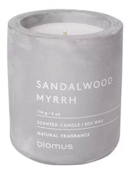 Ароматна свещ Blomus Fraga - аромат Sandalwood Myrrh, S размер