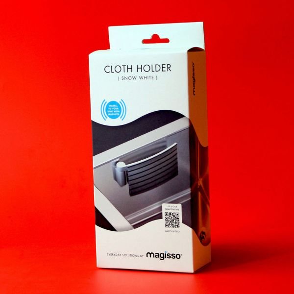 Магнитна пластмасова поставка за кухненска бърсалка Magisso Magnetic Kitchen Cloth Holder Plastic - 3