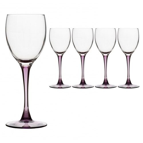 Комплект от 4 броя чаши за вино Luminarc Sweet Lilac 190 мл