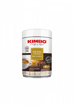 Мляно кафе Kimbo Aroma Gold 100% Arabica метална кутия - 250 г